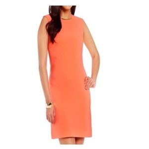 NWT Alex Marie orange midi sleeveless dress size 4